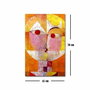 Wallity FAMOUSART-103 Lienzo Decorativo de Paul Klee 45 x 70 cm